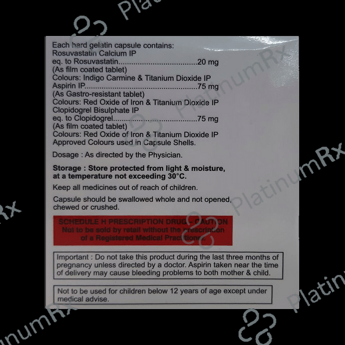 Rosucus Gold 75/20/75mg Capsule 10s