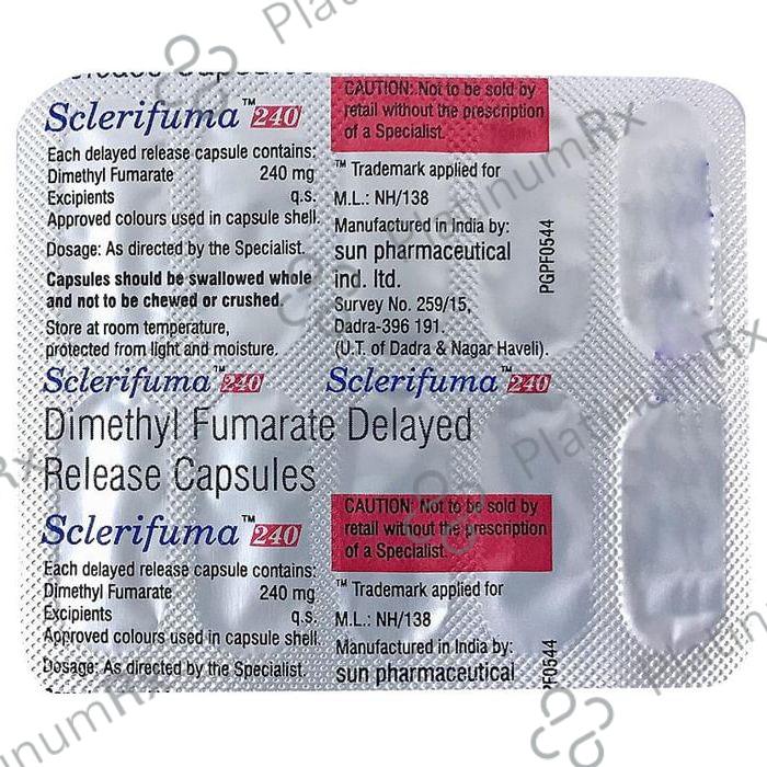 Sclerifuma 240mg DR Capsule 10s