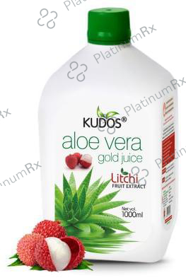 Kudos Aloevera Gold Juice with Litchi Extract