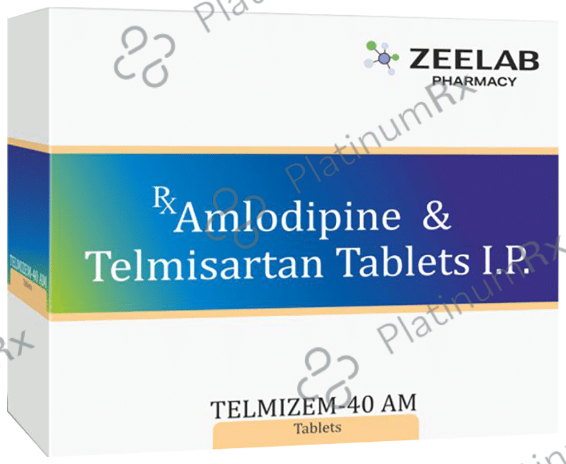 Telmizem 40 AM Tablet 10 Tablet