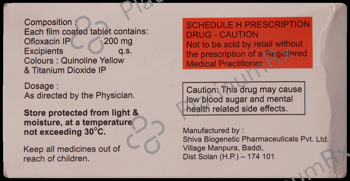 Oflokem 200mg Tablet