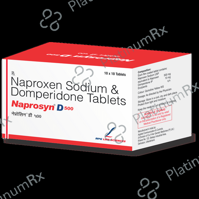 Naprosyn D 10/500mg Tablet 10s