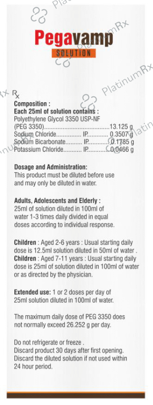 Pegavamp Oral Solution Sugar Free