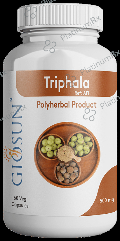 Giosun Triphala 500mg Veg Capsule