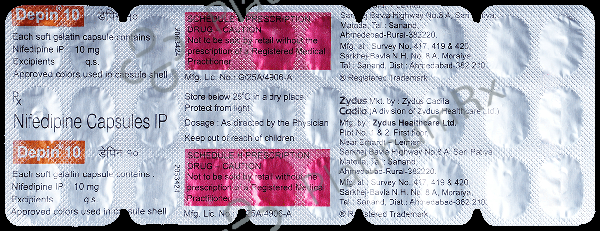 Depin 10mg Capsule 30s
