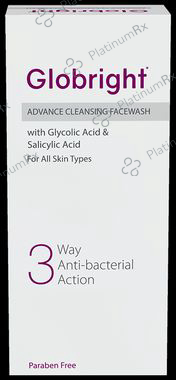 Globright 3 Way Anti-Bacterial Action Advance Cleansing Face Wash