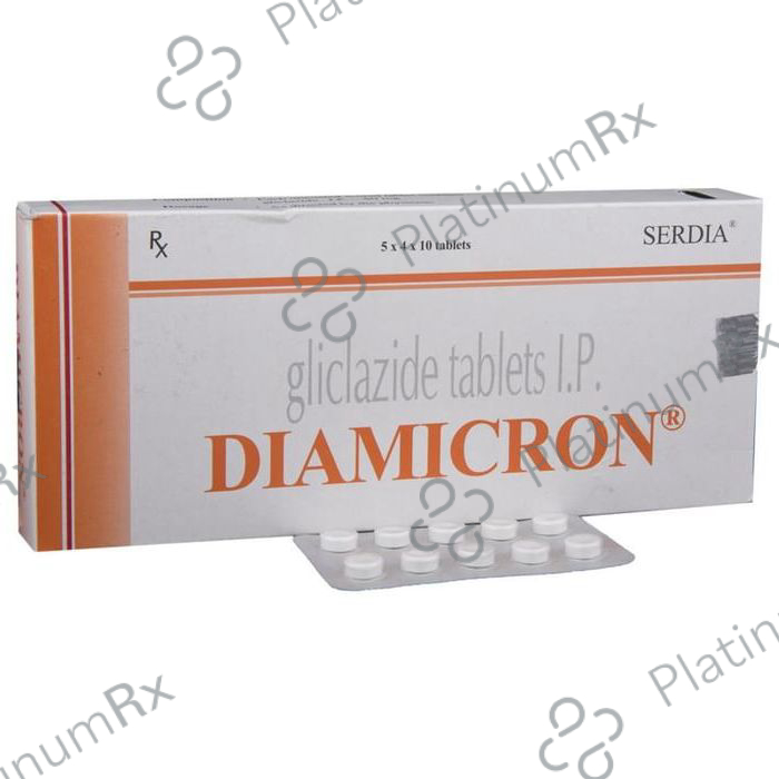 Diamicron 80mg Tablet 10s