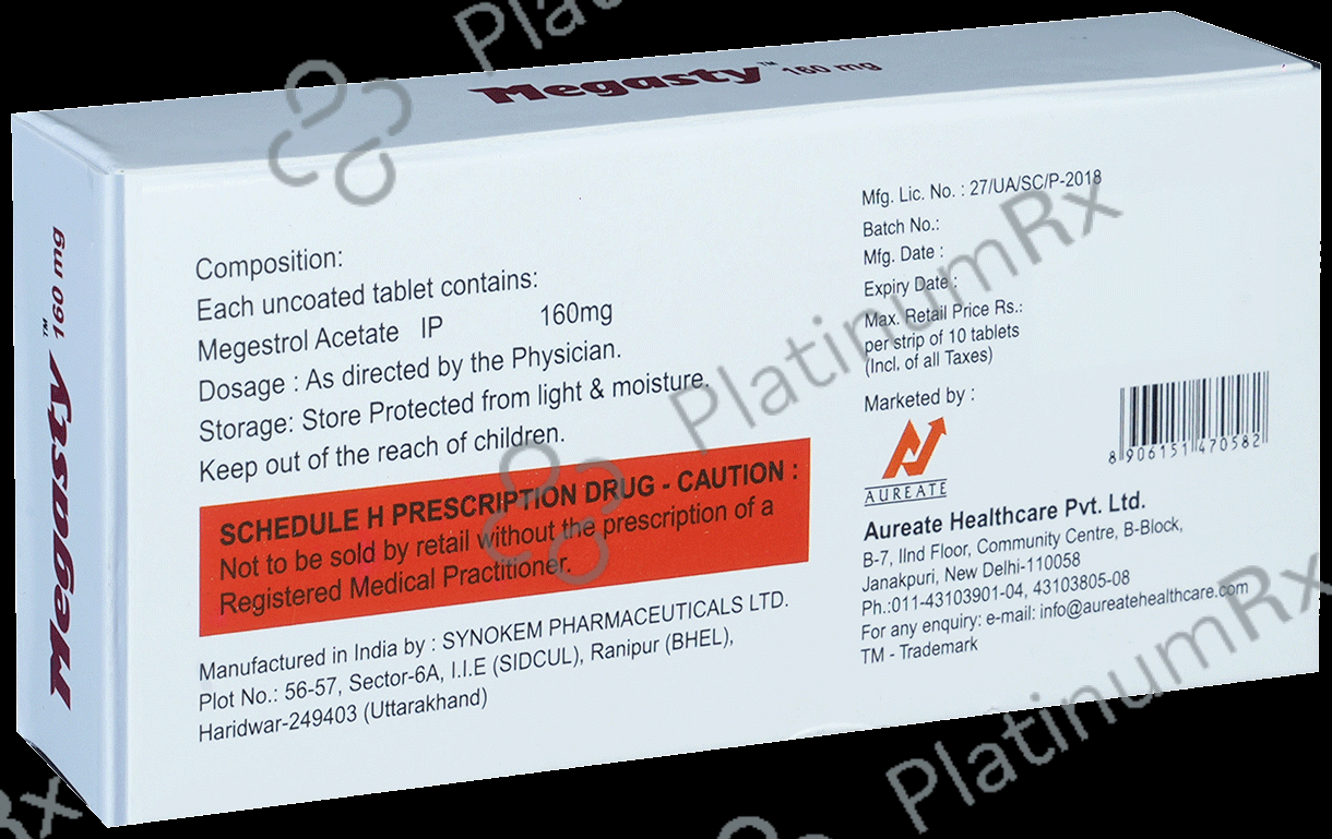 Megasty 160mg Tablet
