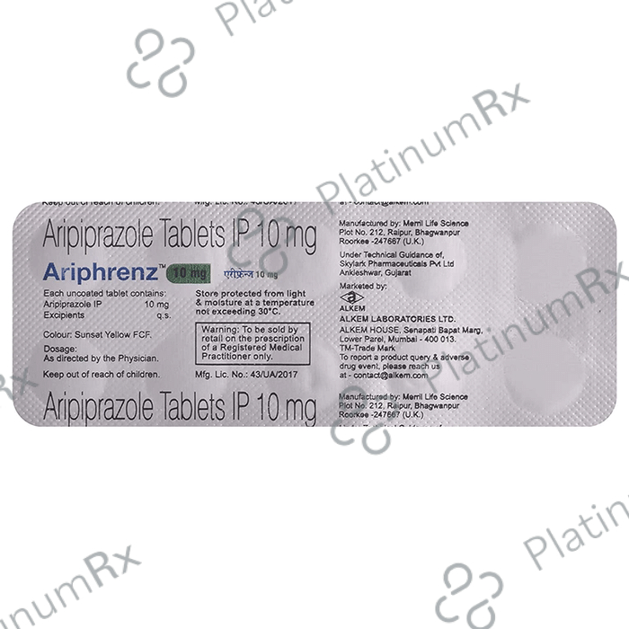 Ariphrenz 10mg Tablet