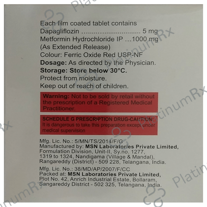 Gluxit M 5 Forte Tablet ER