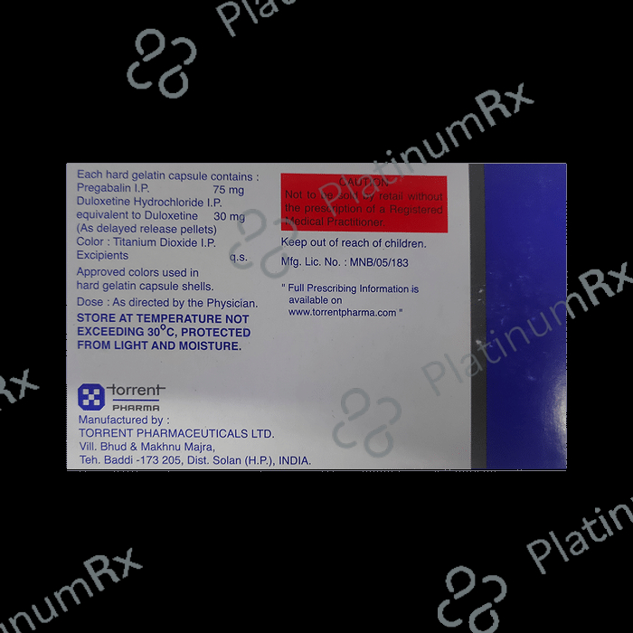 Pregaba D 75/30 Capsule DR 10s