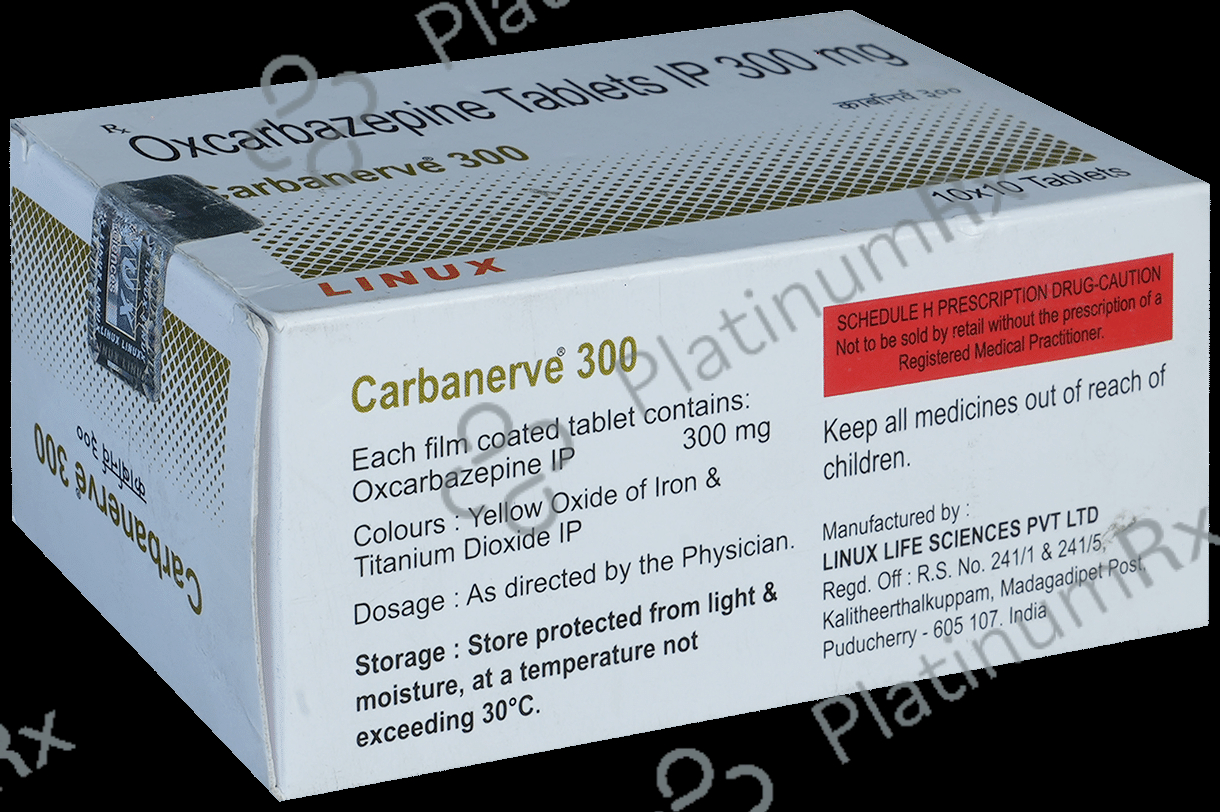 Carbanerve 300mg Tab 10s