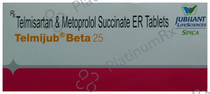 Telmijub Beta 25 Tablet ER