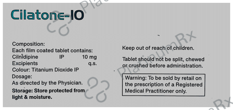 Cilatone 10 Tablet