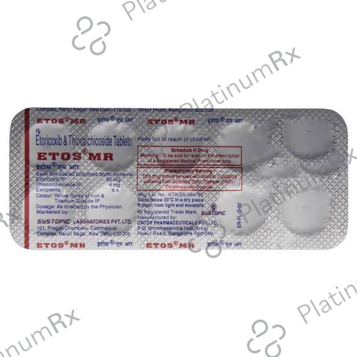 Etos MR 60/4mg Tablet 10s