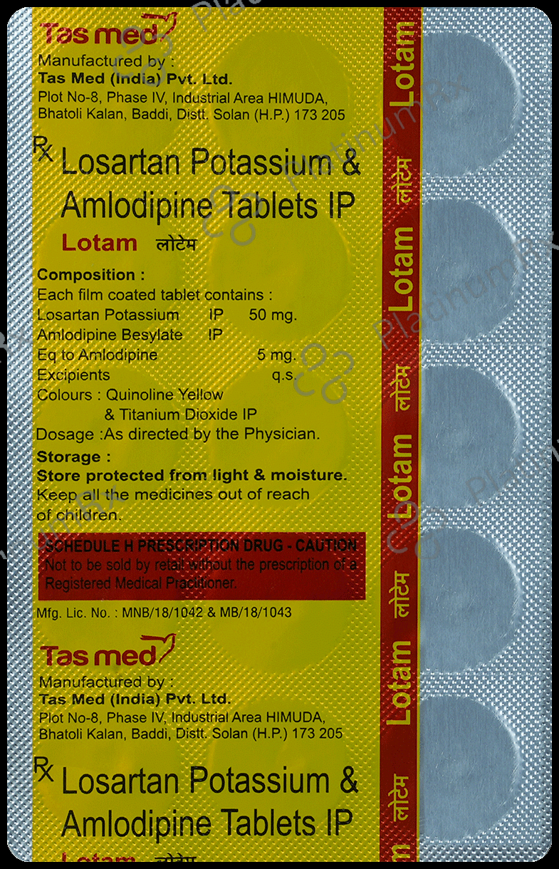 Lotam Tablet 15 Tablet