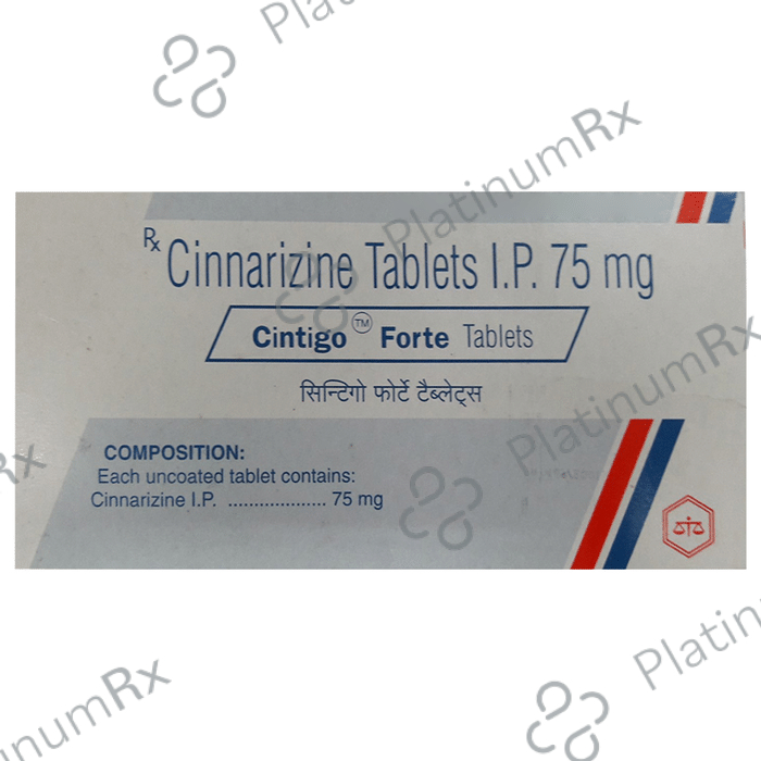 Cintigo Forte 75mg Tablet 10s
