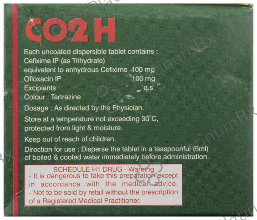 CO2 H 100/100mg Tablet DT 10s