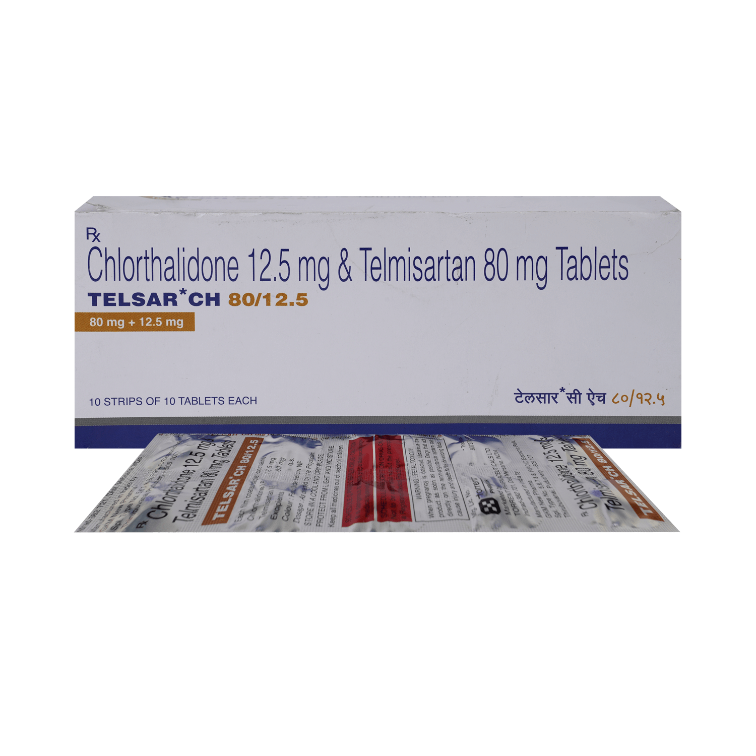 Telcard CH 80/12.5mg Tab 10s