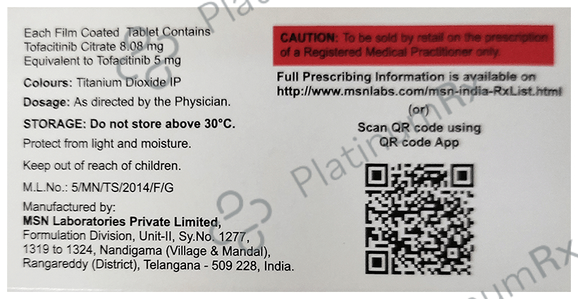 Tofadoz 5mg Tablet 10s