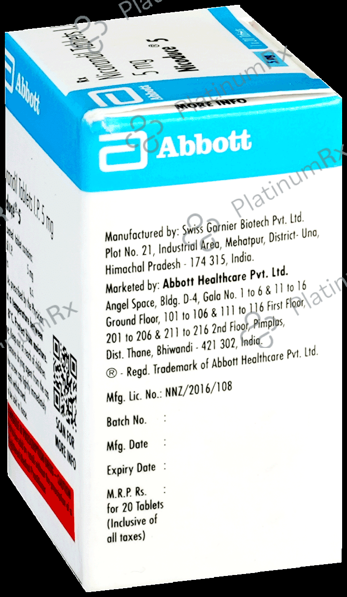 Nicoduce 5mg Tablet 20s