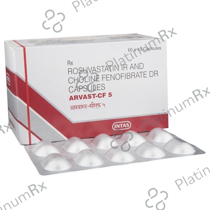 Arvast CF 135/5mg Capsule DR 10s