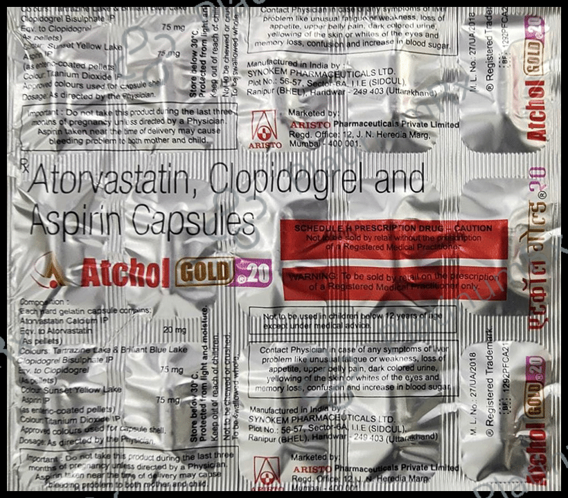 Atchol Gold 20 Capsule