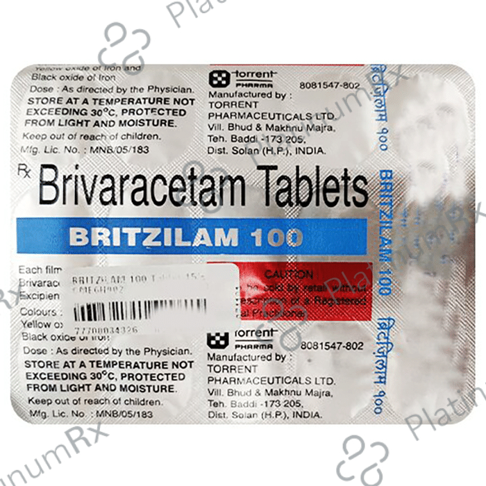 Britzilam 100 Tablet 14 Tablet