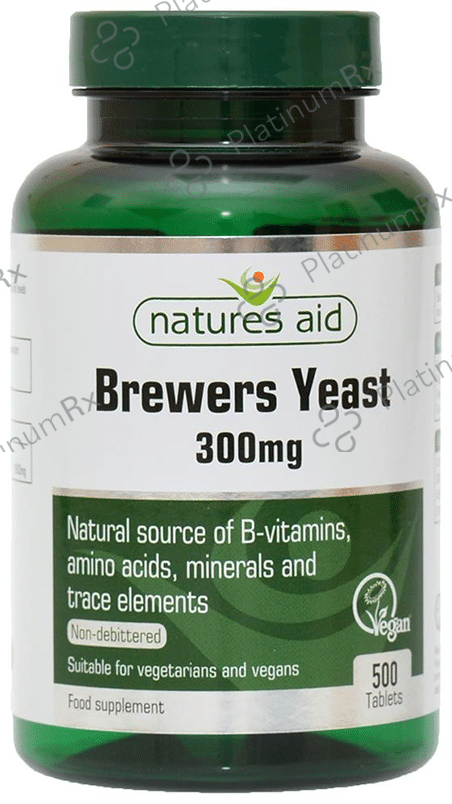 Natures Aid Brewers Yeast 300 mg Tablet