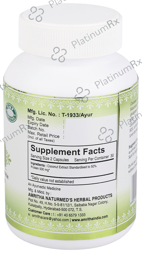 Naturmed's Coconut Protein 50% Capsule