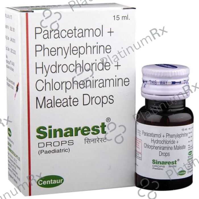 Sinarest Paediatric 1/125/2.5mg Oral Drops 15ml