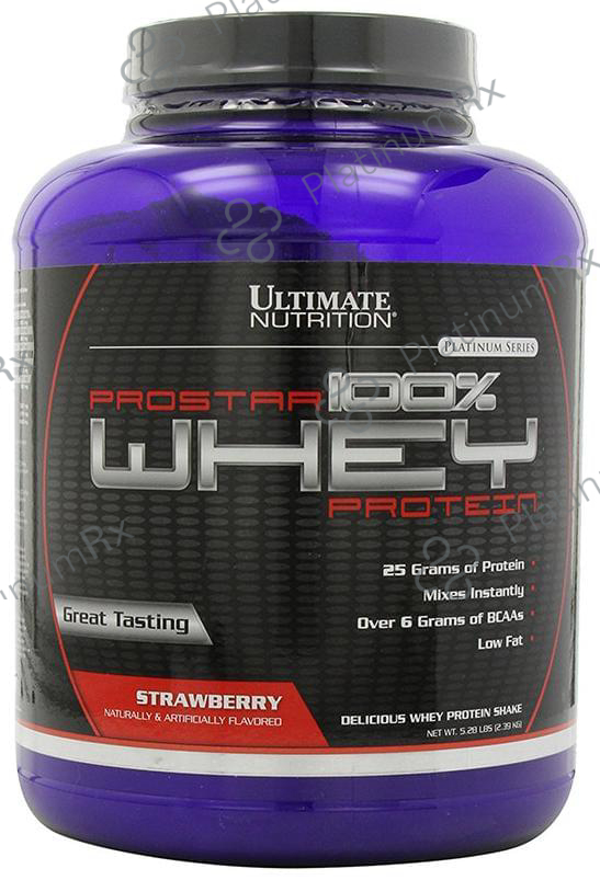 Ultimate Nutrition Prostar 100% Whey Protein for Muscle Recovery - Flavour Strawberry Powder