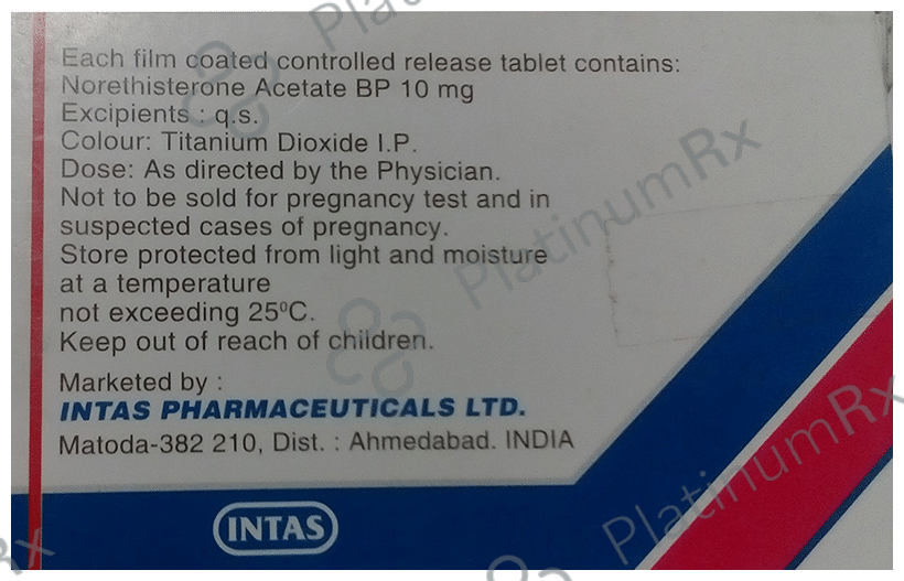 Nortas CR 10mg Tablet 10s