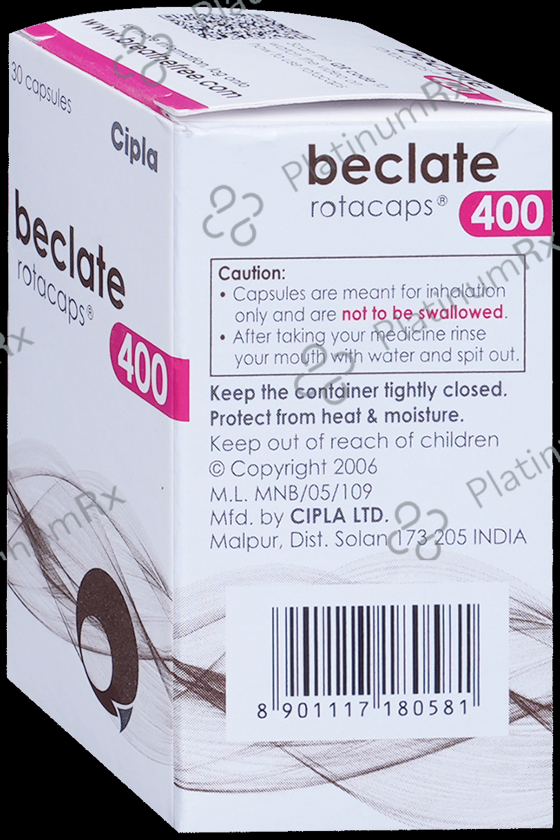 Beclate 400mcg Rotacap 30s