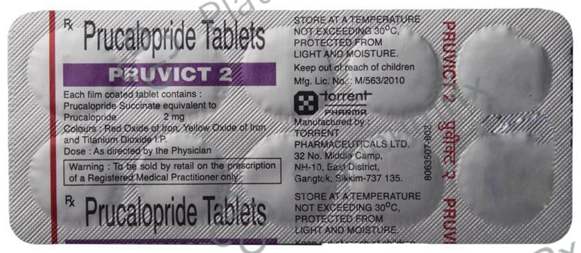 Pruvict 2mg Tablet 10s