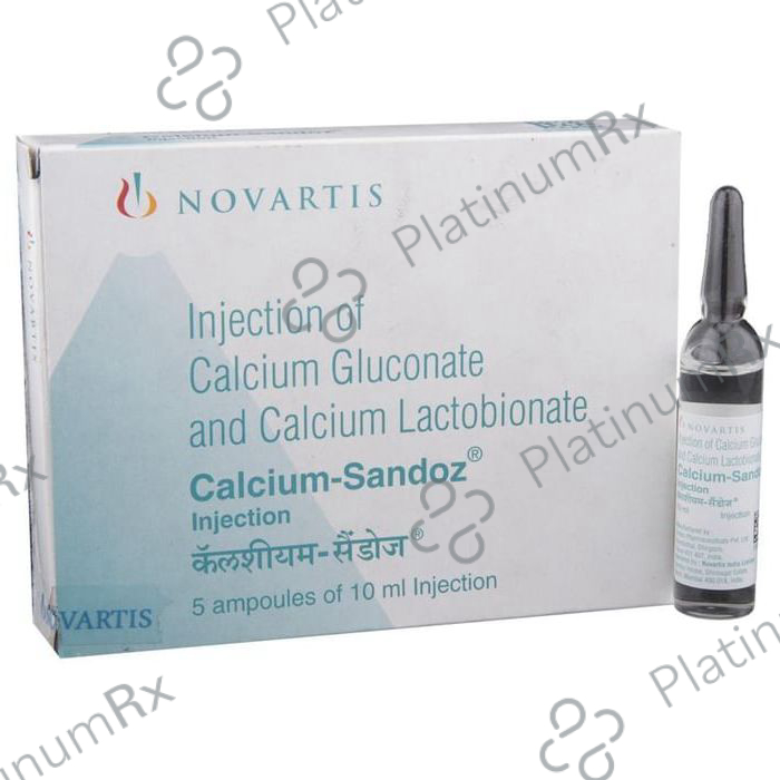 Calcium Sandoz 50/87.5mg Injection 10ml