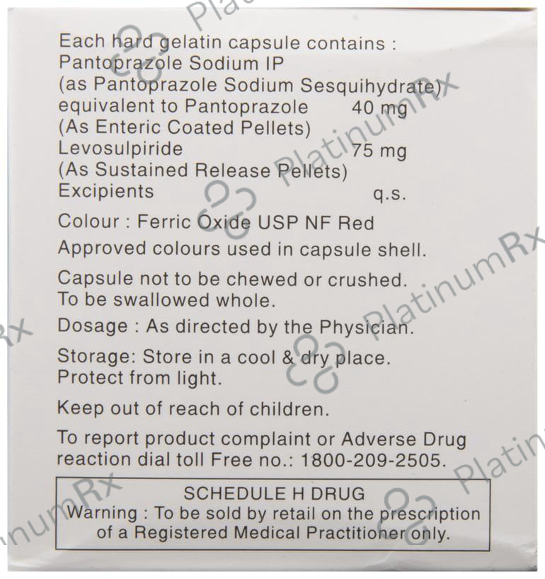 Protera L 75/40mg Capsule SR 10s
