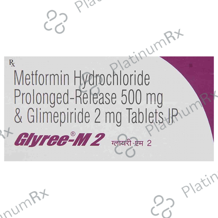 Glyree M 2/500mg Tablet PR 10s