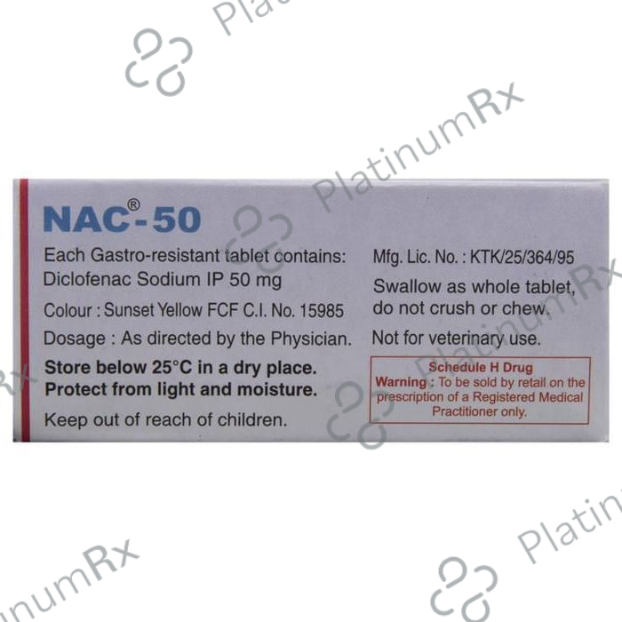 NAC 50mg Tablet 10s