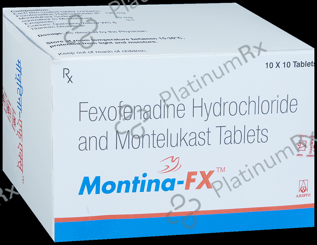 Montina FX 10/120mg Tablet 10s