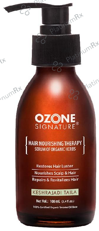 Ozone Signature Hair Nourishing Therapy Keshrajadi Taila