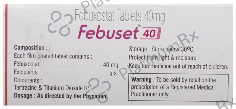 Febuset 40mg Tablet 10s