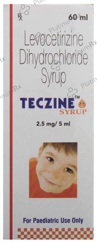 Teczine 2.5mg Syrup 60ml