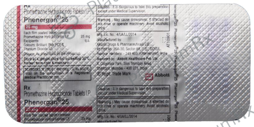 Phenergan 25 Tablet
