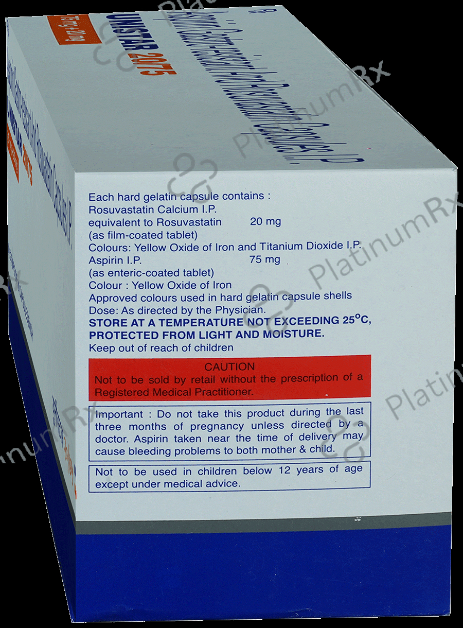 Unistar 20/75mg Capsule 10s