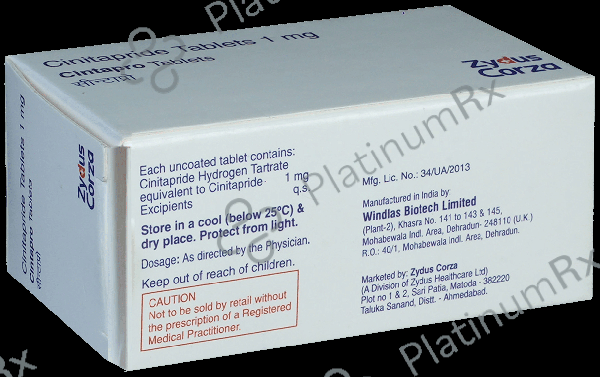 Cintapro 1mg Tablet 10s