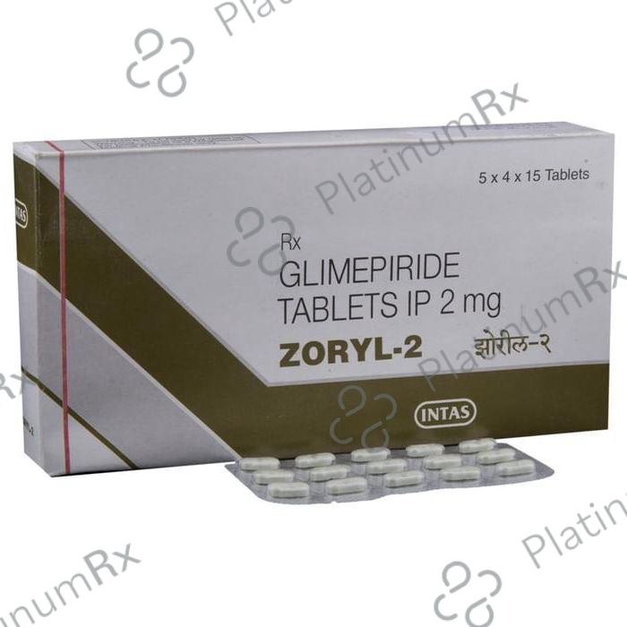 Zoryl 2mg Tablet 15s