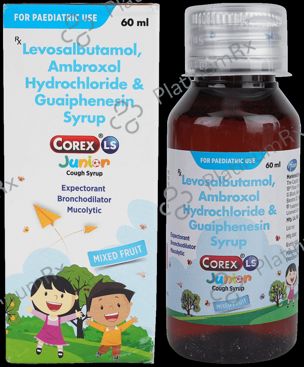 Corex LS Junior Mixed Fruit Syrup 60ml