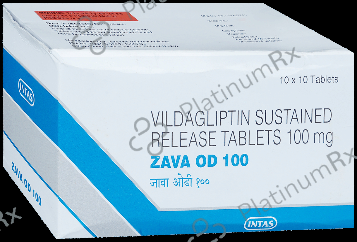 Zava OD 100mg Tablet 10s