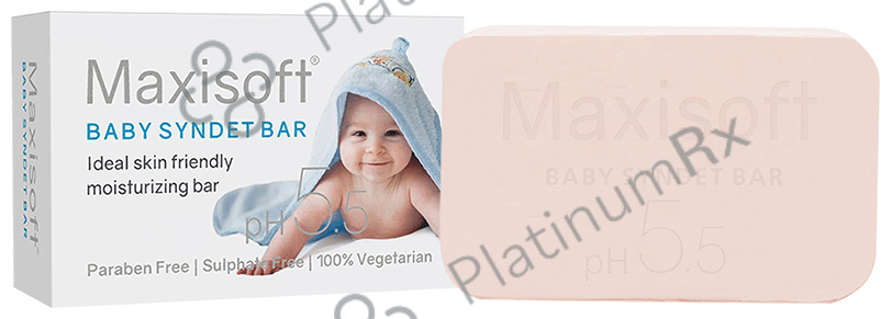 Maxisoft Baby Syndet Bar (75gm Each) 1 units